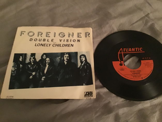 Foreigner  Double Vision 45 With Picture Sleeve Vinyl NM