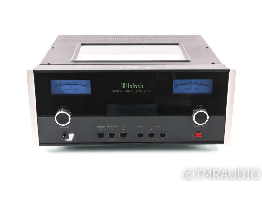 McIntosh C2500 Stereo Tube Preamplifier; C-2500; MM / MC Phono; Remote (28697)