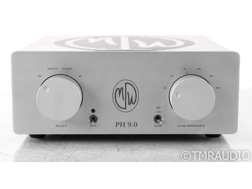 ModWright PH 9.0X MM / MC Tube Phono Preamplifier; Silver (Open Box) (35584)