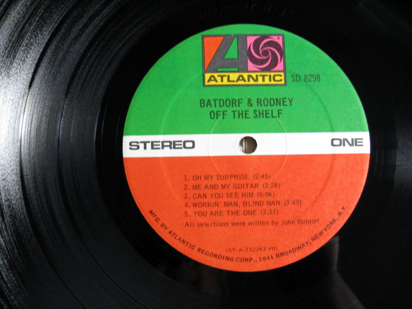 Batdorf & Rodney - Off The Shelf - 1971 Atlantic SD 8298