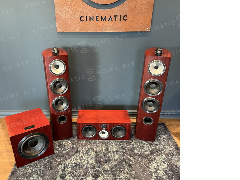 B&W (Bowers & Wilkins) 804 D3 Loudspeakers, HTM71 S2 Center Channel and DB4S Subwoofer