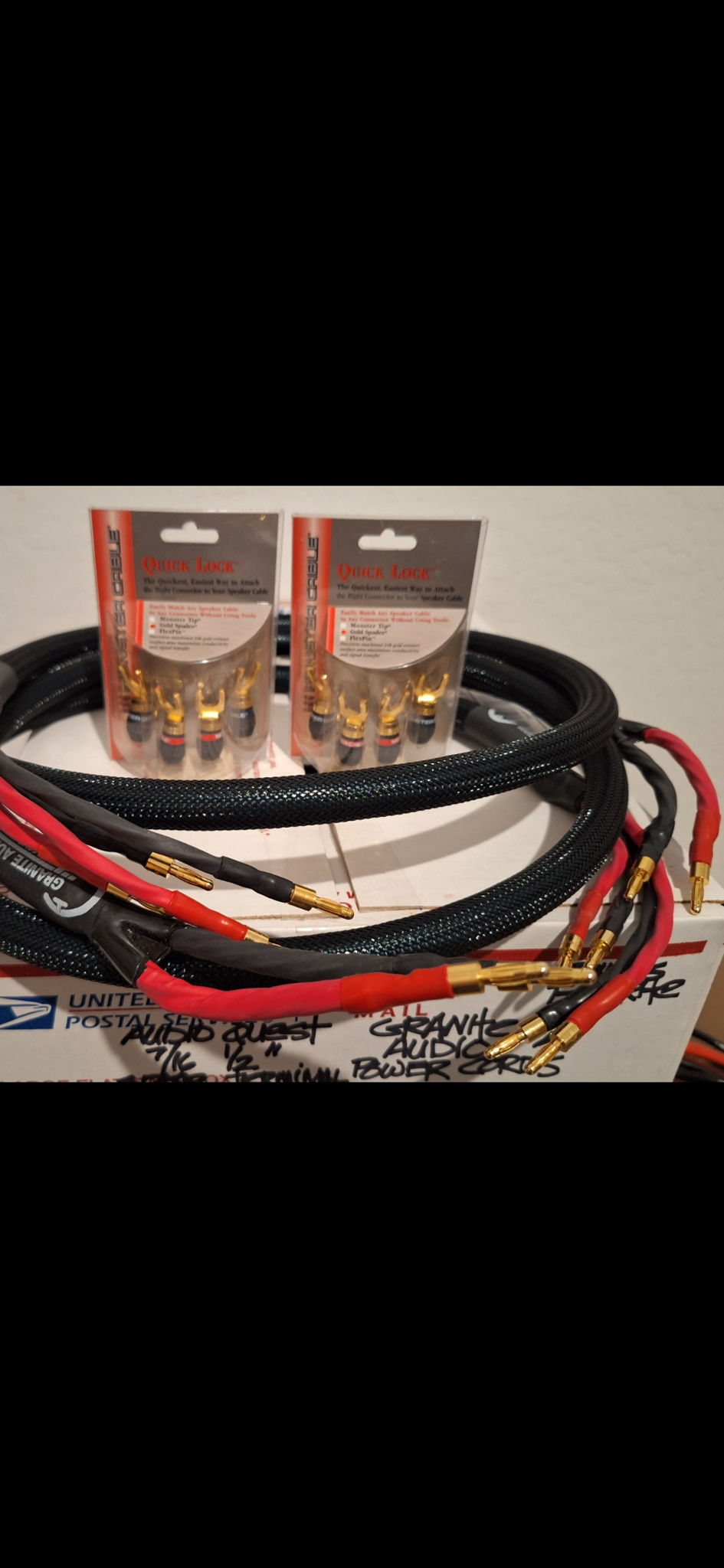 Granite Audio BIWIRE SPEAKER CABLES $479 Don Hoglund's ... 7