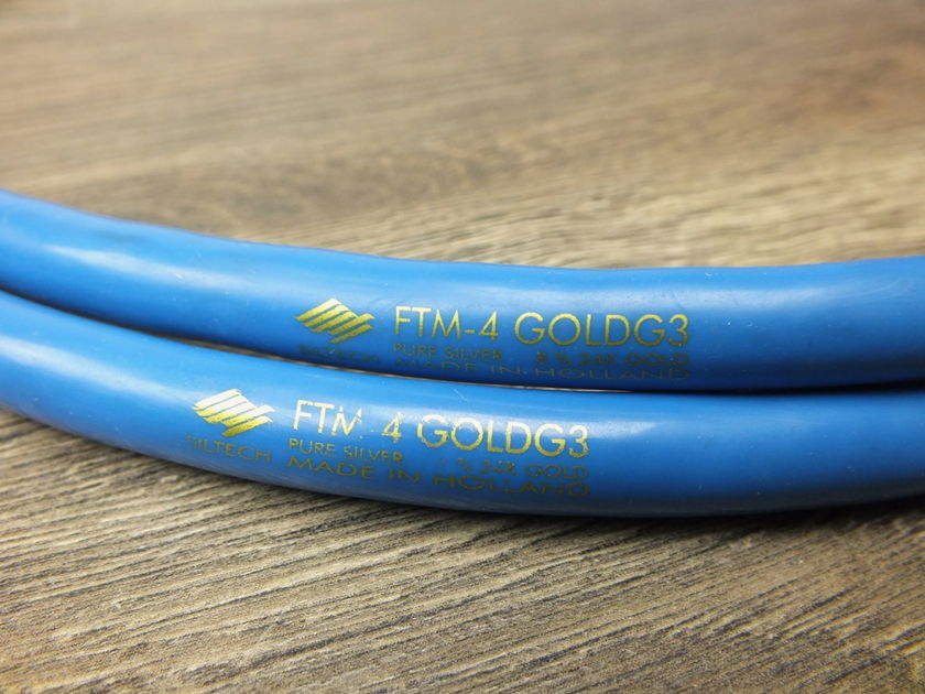 Siltech FTM-4 GOLD G3 interconnects RCA 1,0 metre