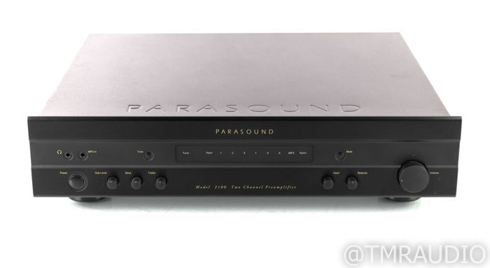 Parasound Model 2100 2.1 Channel Preamplifier; Remote; ...