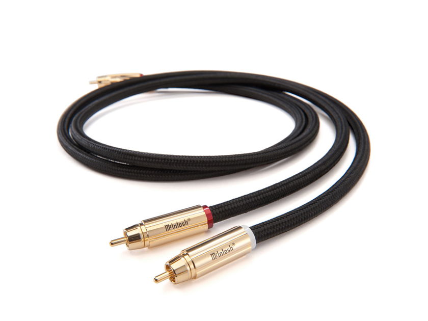 McIntosh CA-2M Unbalanced RCA Male to RCA Male Audio Cables - 6.56 ft. (2m) - 2-Pack