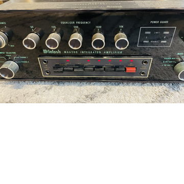 [オーディオ] マッキントッシュ 難あり ジャンク品 名機 McIntosh MA6200 プリメインアンプ