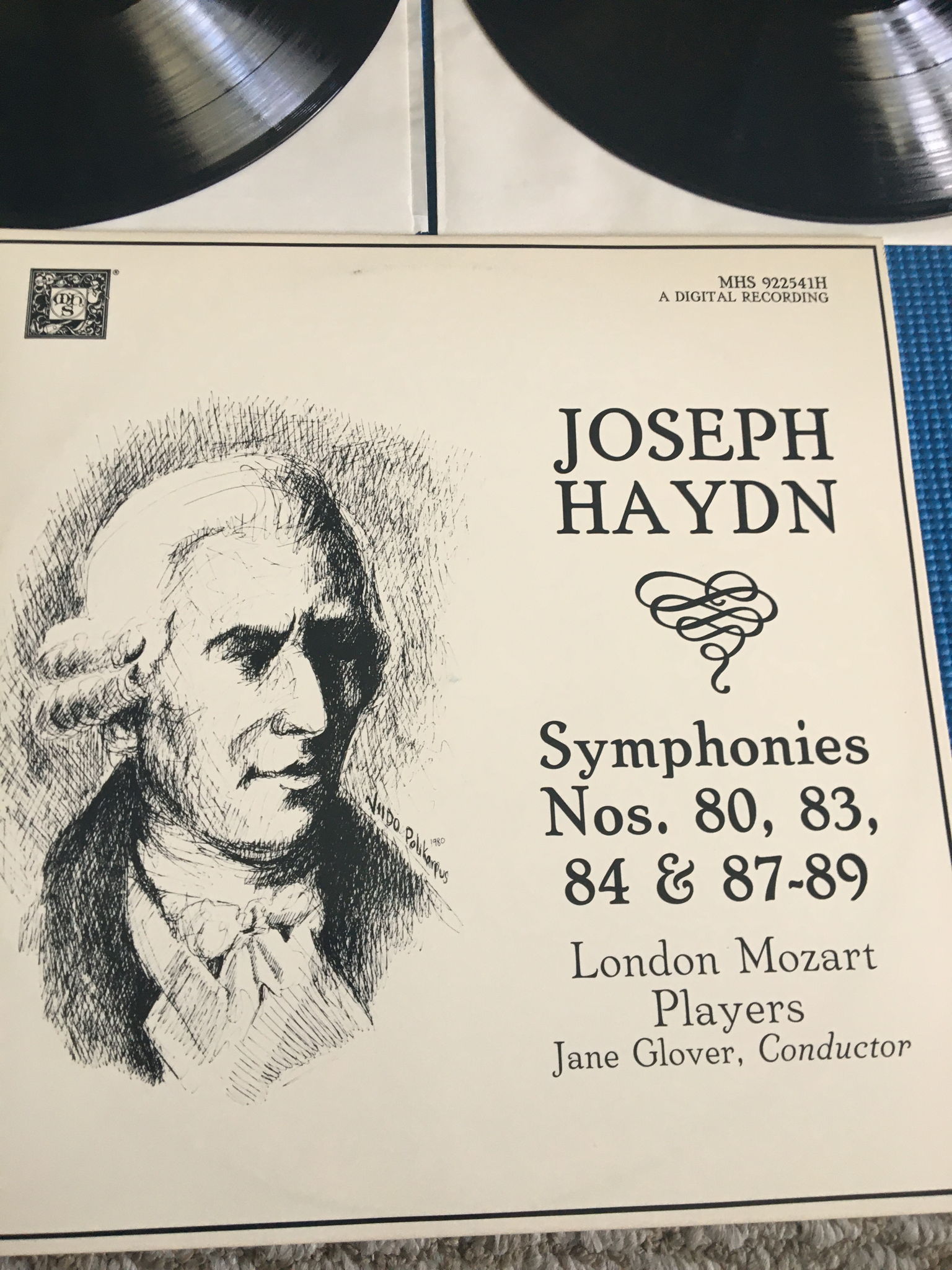 MHS Joseph Haydn double Lp record  Symphonies nos 80 83... 2