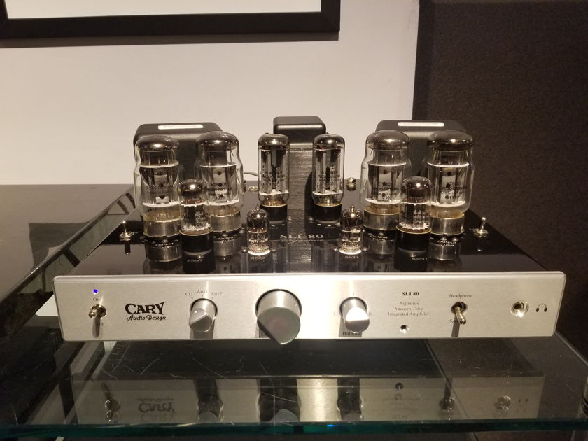 Cary Audio SLI-80 Signature Integrated Tube Amplifier w/ Box, Manual, & Remote.