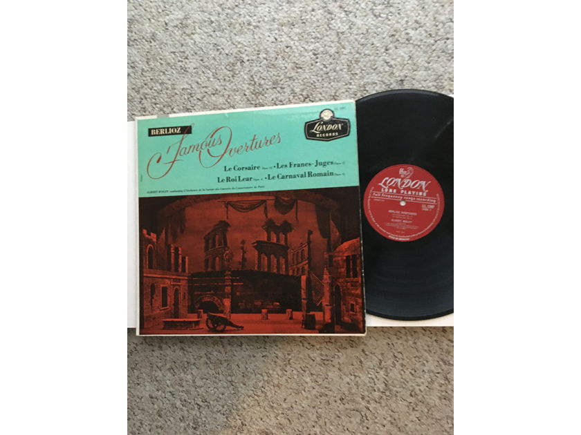 Albert Wolff famous overtures Berlioz  London ffrr records LL1297 lp record