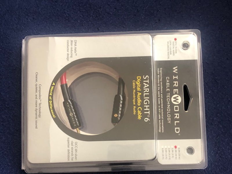 m*i様 WIREWORLD STARLIGHT 6 COAXIAL Wireworld Silver Starlight 8 BNC Digital Coaxial Cable