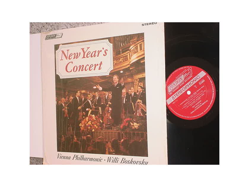 Willi Boskovsky lp record - New years concert Vienna Philharmonic LONDON FFRR Stereo cs 6485 VERSION