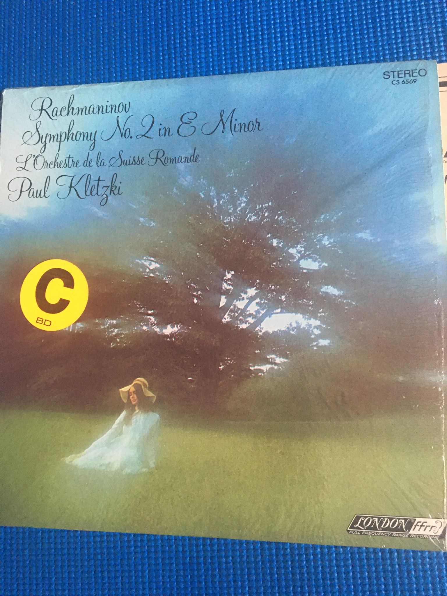 London ffrr CS6569 Rachmaninoff Lp record  Symphony no2... 2