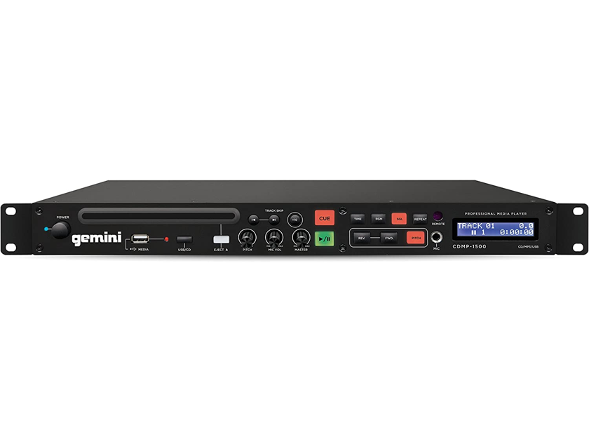 Gemini Sound CDMP1500 19" ProfessionalCD MP3 USB GEMCDMP1500