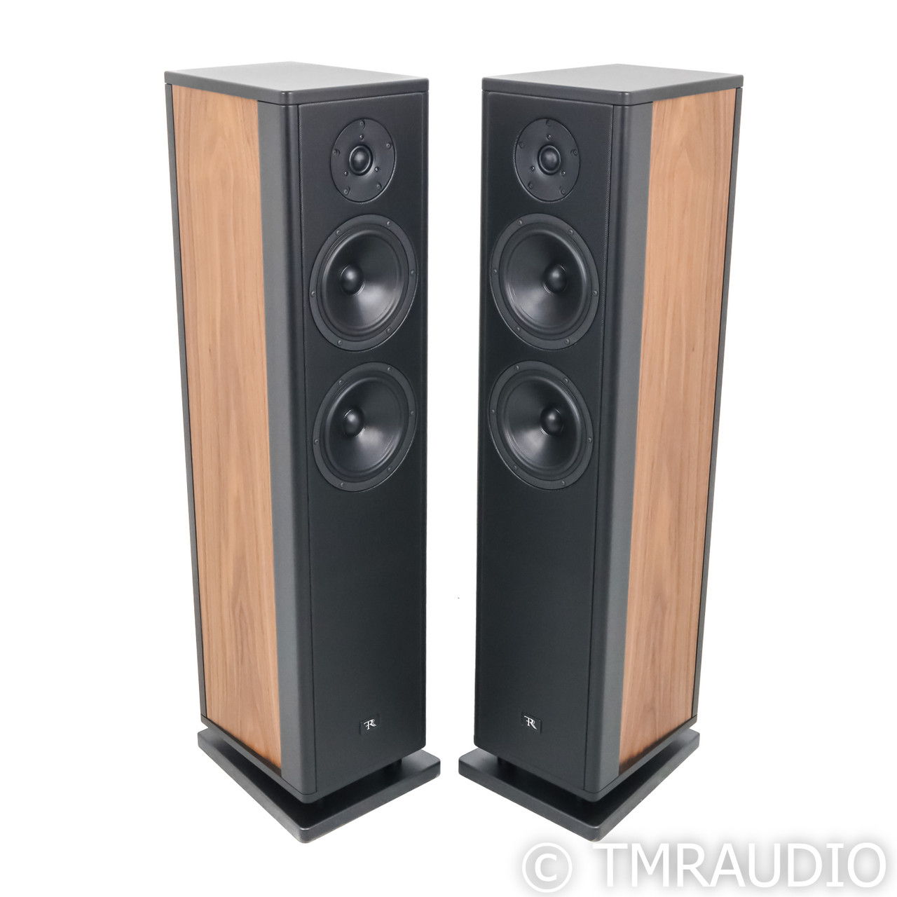 Rosso Fiorentino Elba II Floorstanding Speakers; Walnut...