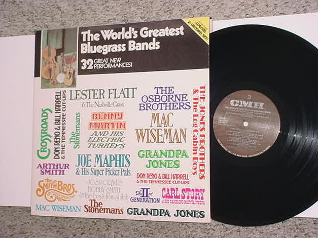 THE WORLDS Greatest bluegrass bands - double lp record ...