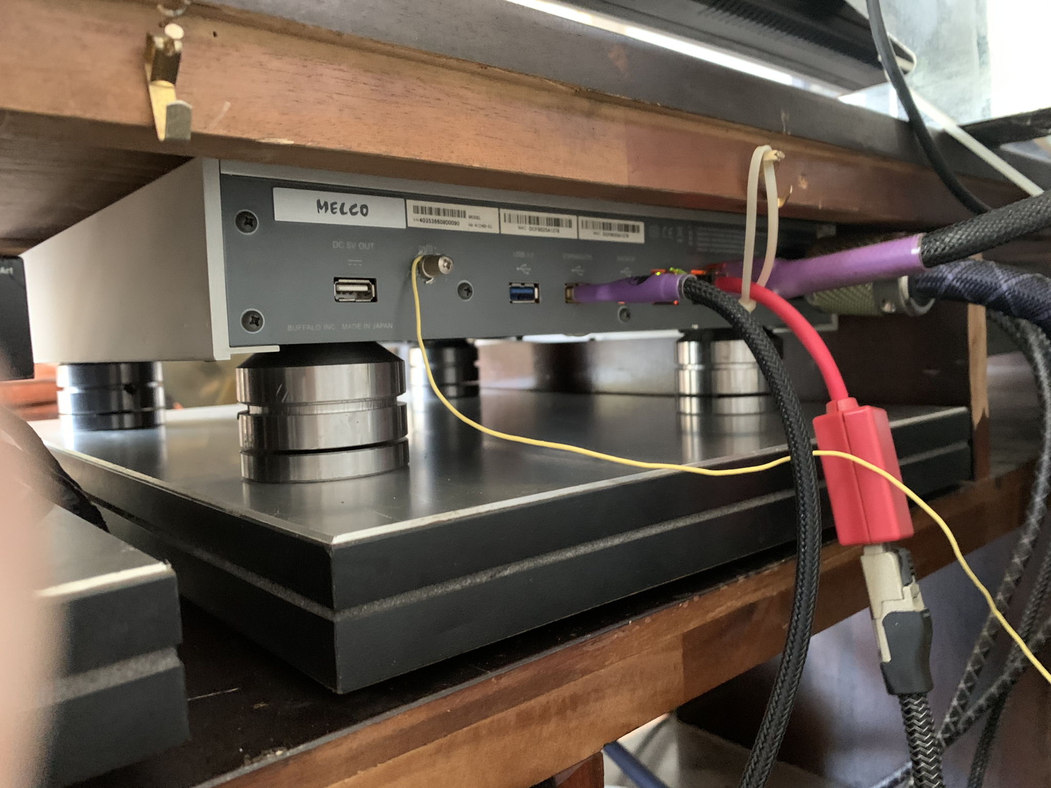 Melco N1ZH60 with Accustics Revive Ethernet filter