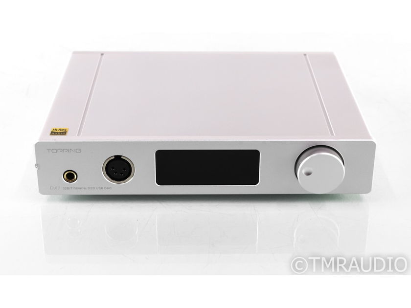 Topping DX7 DAC; D/A Converter; DX-7; Silver; Remote (28706)