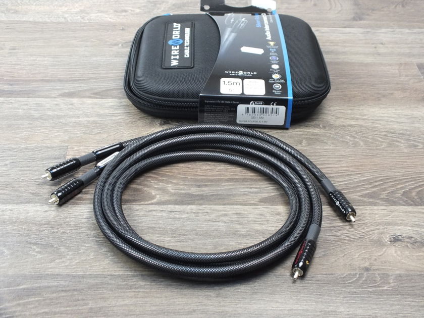 Wireworld Silver Eclipse 7 interconnects RCA 1,5 metre BRAND NEW