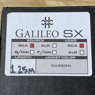 Synergistic Research Galileo SX Phono Cables RCA - trad...