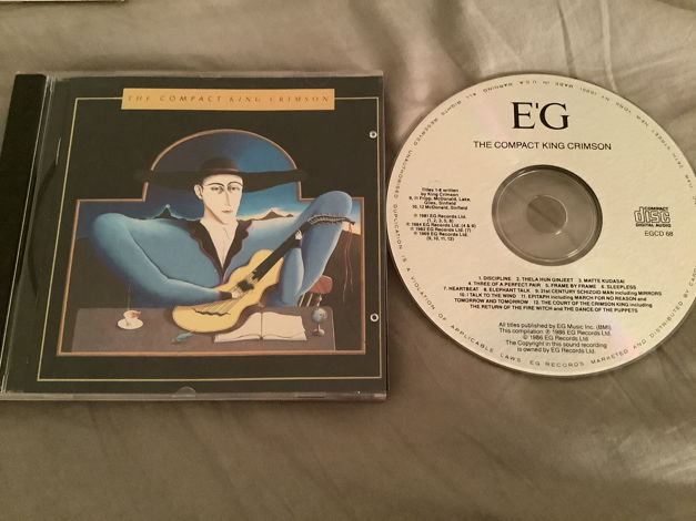 King Crimson EG Records Remastered By Robert Fripp Tony...