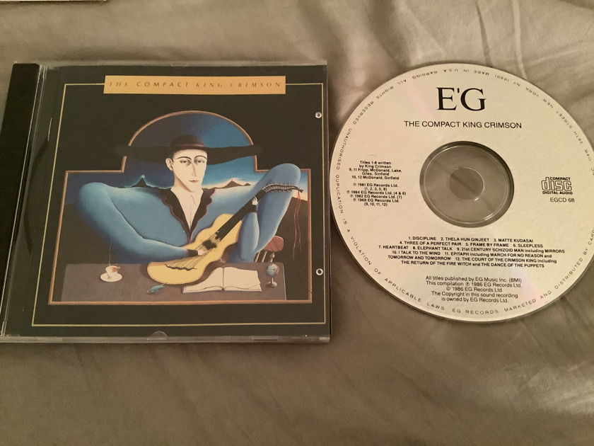 King Crimson EG Records Remastered By Robert Fripp Tony Arnold 1997 The Compact King Crimson