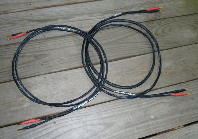 CULLLEN Crossover Speaker Cables 8ft Pair Free Shipping