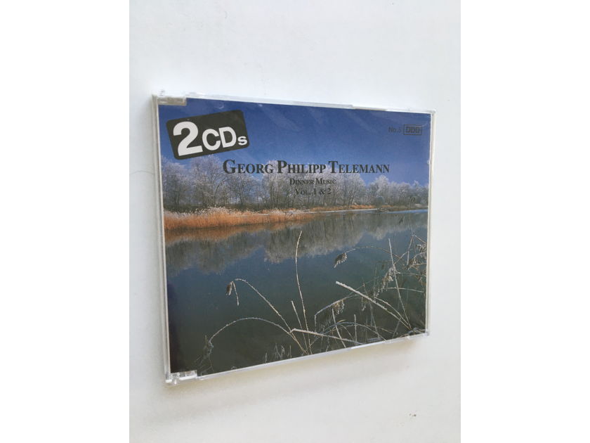 Georg philipp Telemann 2 cd set sealed new  Dinner Music vol 1 & 2