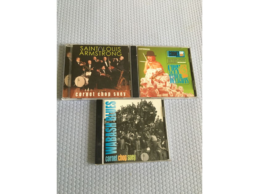 Cornet Chop suey cd lot of 3 cds Wabash blues Other Delights St. Louis Armstrong