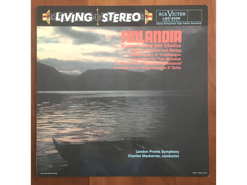 CLASSIC RECORDS "Finlandia"  Music of Grieg and Sibelius  RE RM BG RTI 180g  $16