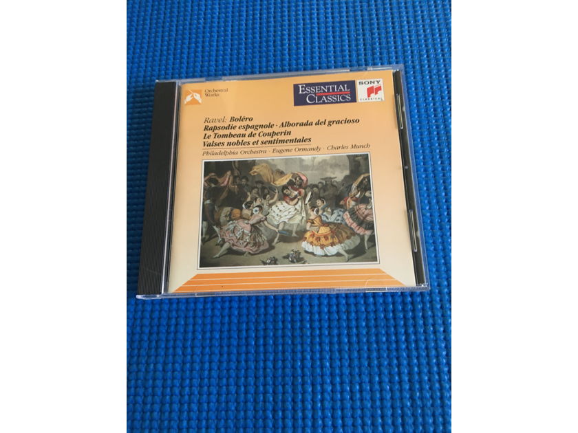 Sony Essential Classics cd Ravel Bolero  Philadelphia orchestra Eugene Ormandy Munch