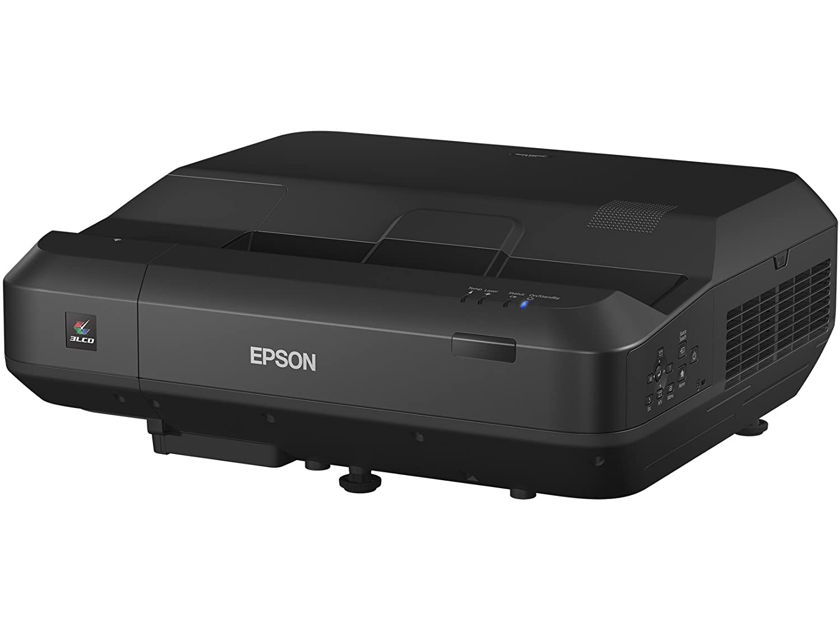 Epson Home Cinema LS100 3LCD Ultra Short-throw Projector, Digital Laser Display with Full HD and 100% Color Brightness : Model:H879A