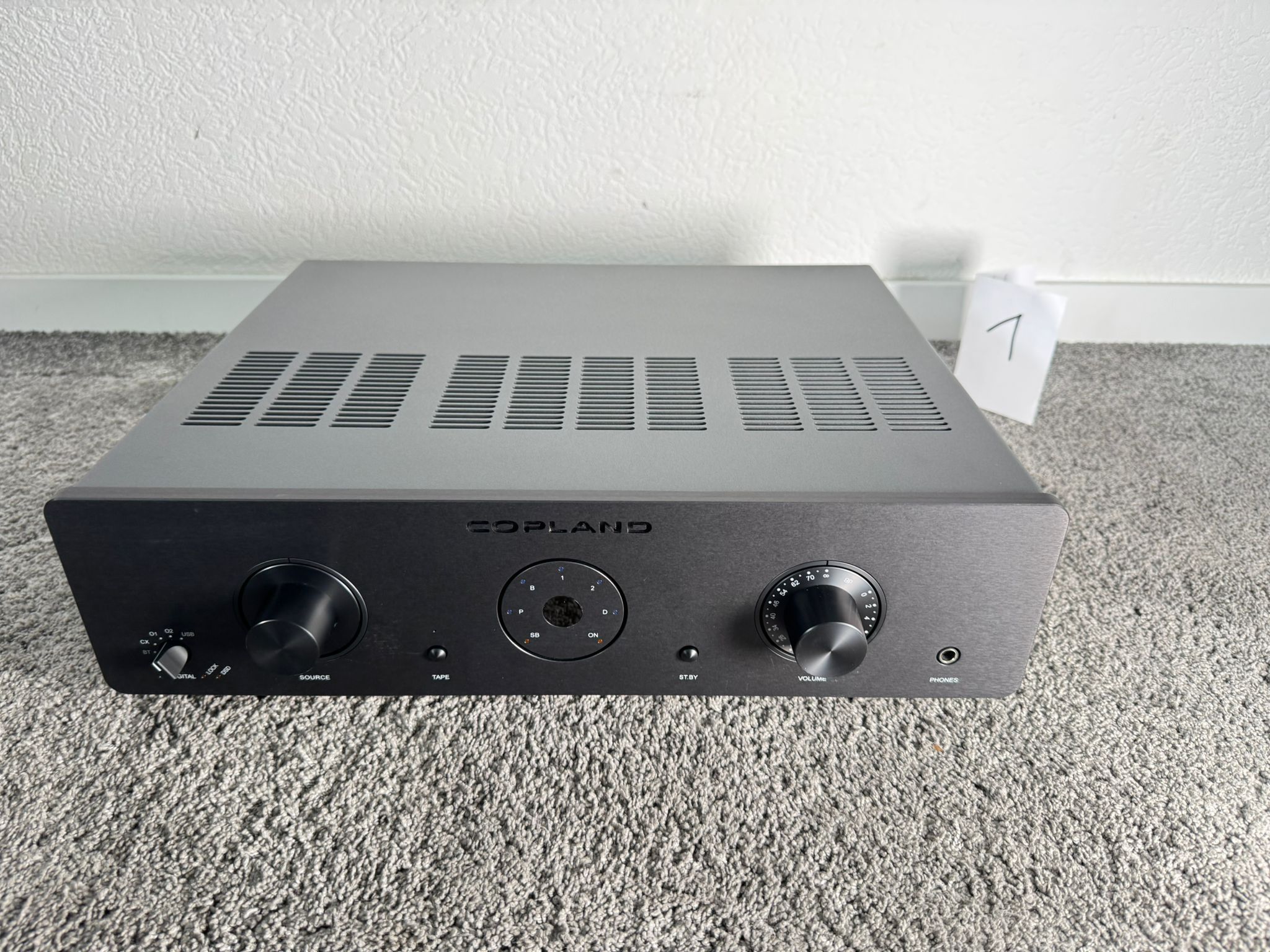 Copland CSA-100 hybrid integrated amplifier in black new