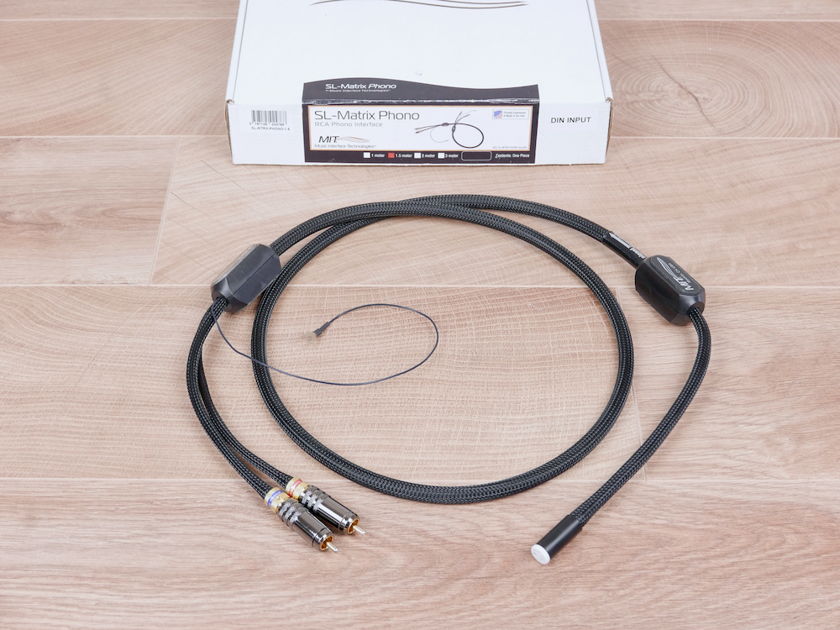 MIT Cables SL-Matrix Phono audio interconnects DIN-RCA 1,5 metre