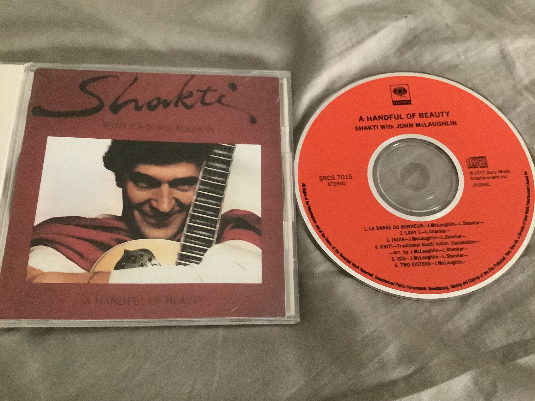 Shakti With John McLaughlin Sony Japan CD Aa Handful Of...