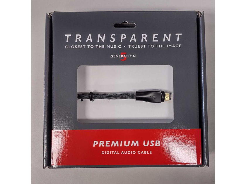 Transparent Premium USB Cable, 1.5M