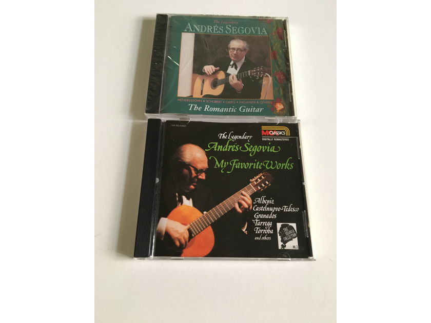 Andres Segovia  2 cds 1 sealed