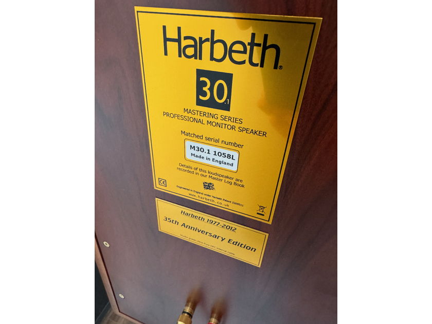 Harbeth 30.1 Anniversary Edition Rosewood - Mint condition