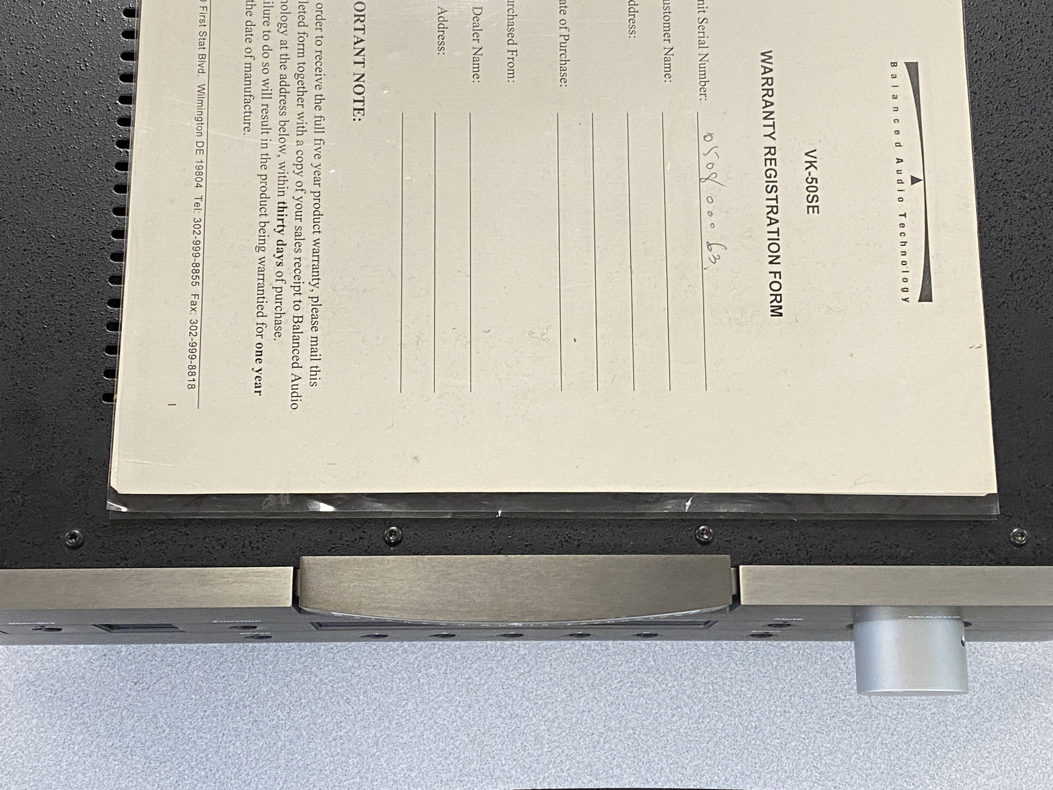 Balanced Audio Technology (BAT) VK-50SE Tube Preamplifi... 13