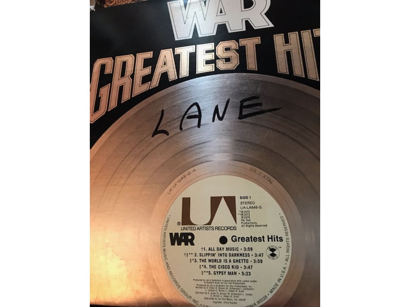 War Greatest Hits LP Vinyl Record 1976 War Greatest Hits LP Vinyl Record 1976