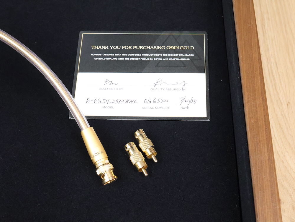 Nordost Odin Gold highend digital audio interconnect BN... 4