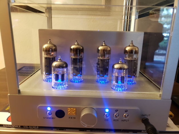 Jolida Glass FX-10 stereo tube integrated amplifier.