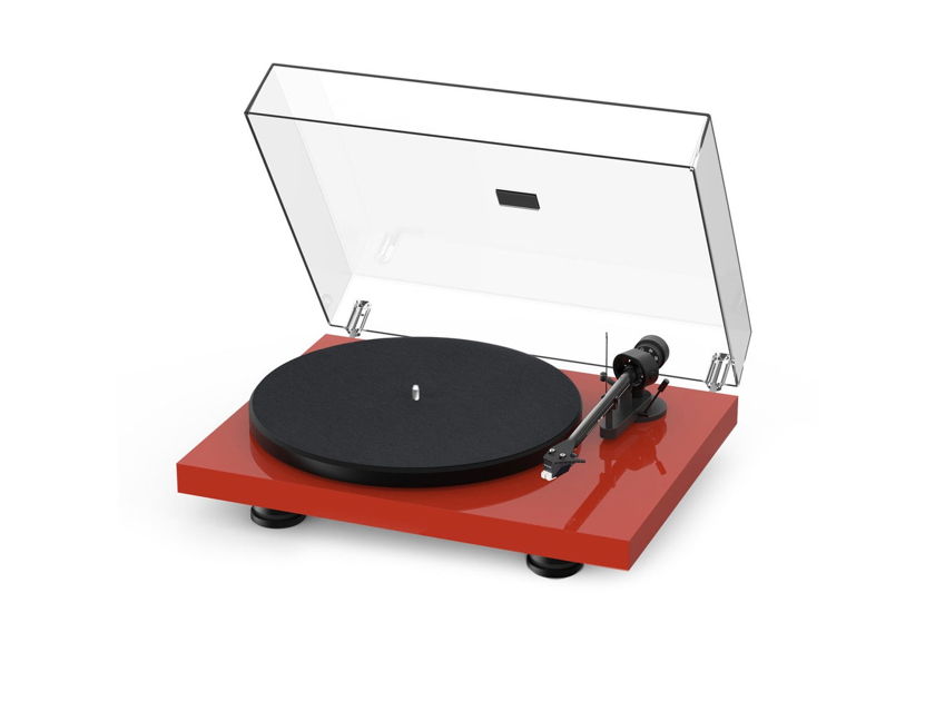 Pro-Ject Debut Carbon EVO in Gloss Red w/ Sumiko Rainier Cartridge - NEW