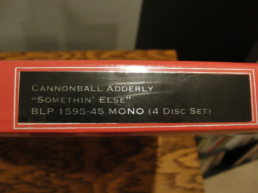 Cannonball Adderley  Somethin' Else -Classic Records MONO Clarity Vinyl 4 45 P S