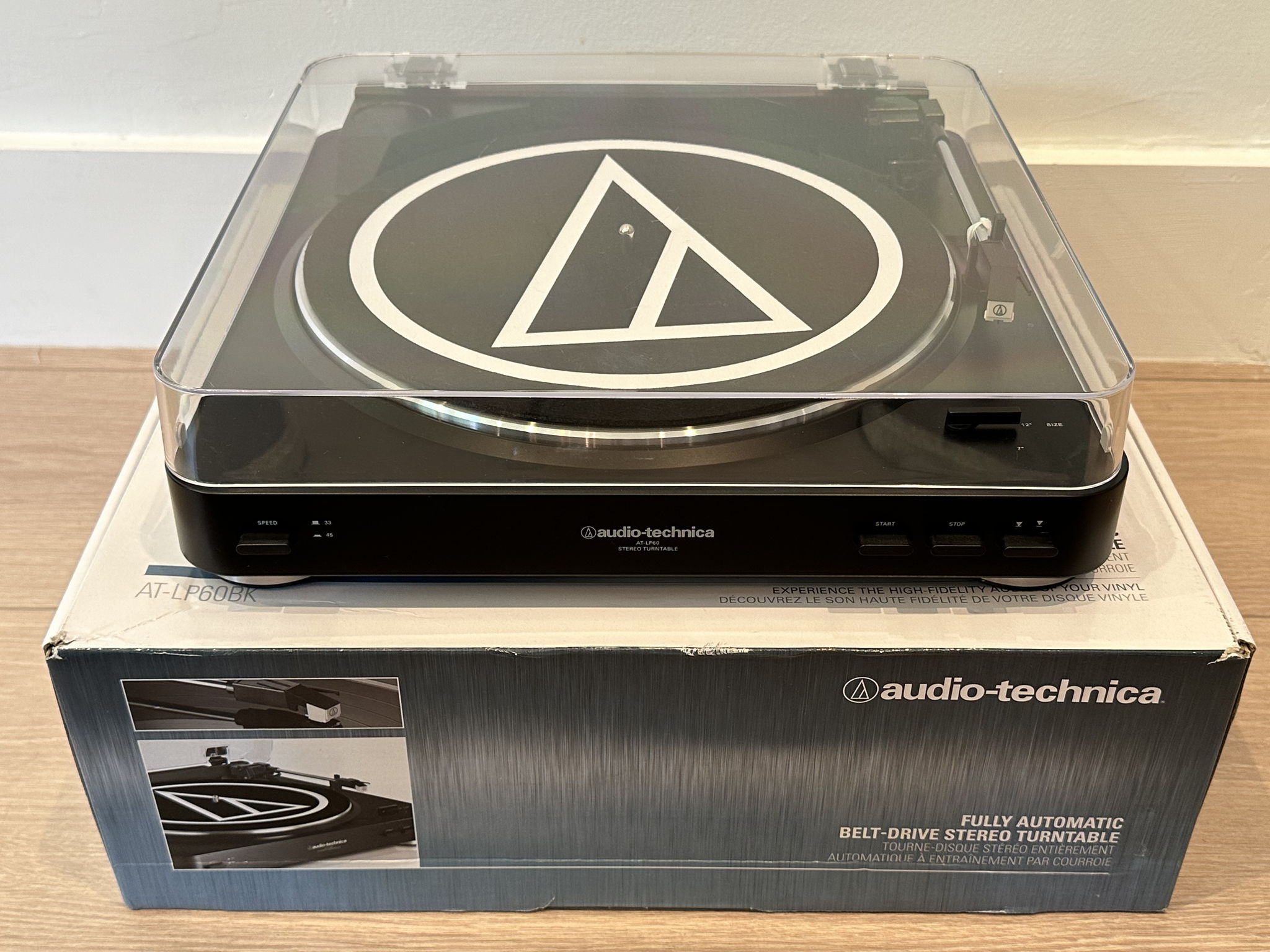 Audio-Technica AT-LP60BK Audio Technica Turntable Recor...