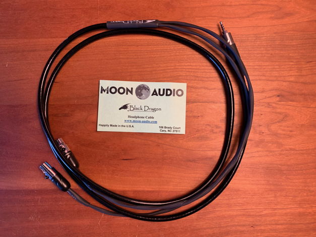 Moon Audio Black Dragon Audeze Headphone Cable, 2.5mm A...