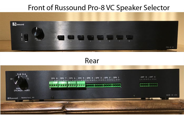 Russound PRO-8HP Speaker Selector