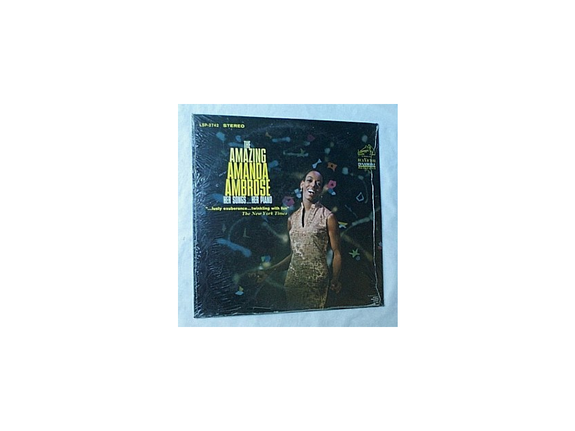 AMANDA AMBROSE - THE AMAZING AMANDA AMBROSE  -  - RARE   SEALED 1963 VOCAL JAZZ LP - RCA Victor