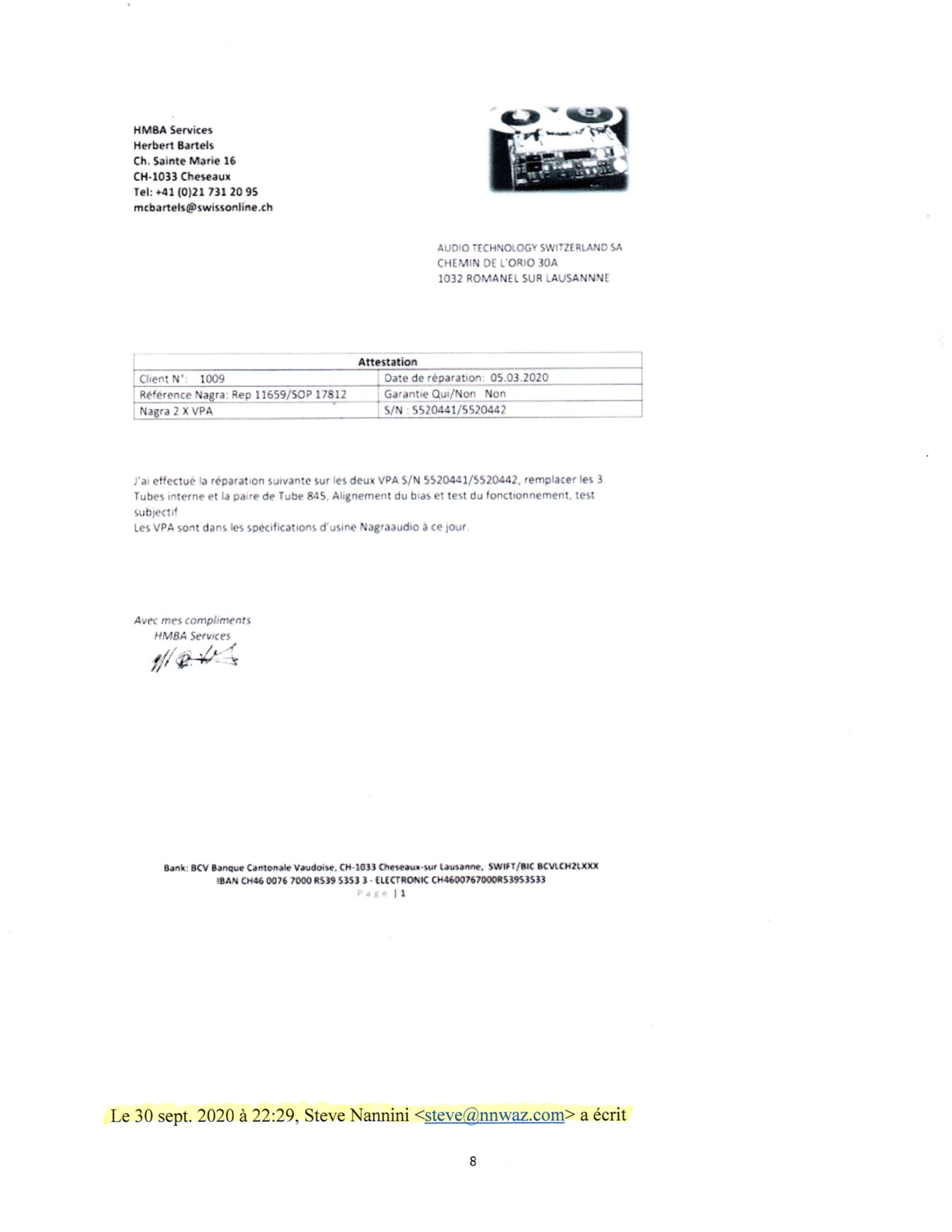 Nagra Switzerland Cover Letter 