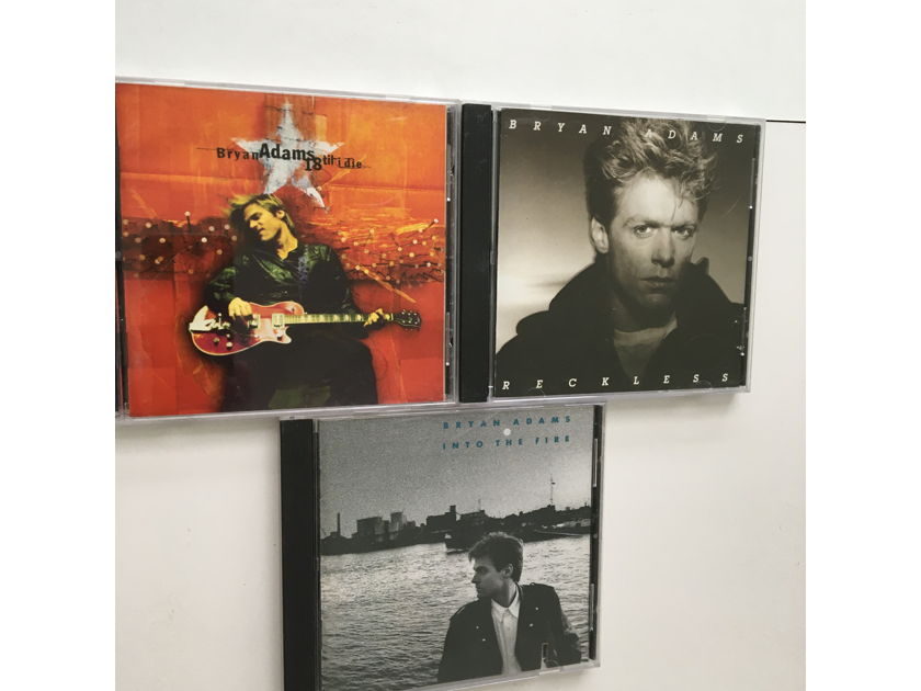 Bryan Adams  Cd lot of 3 cds
