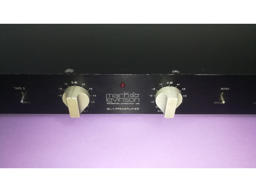 MARK LEVINSON ML-1 Original Preamplifier MAIN CHASSIS MADE IN USA, only for Parts or restoration